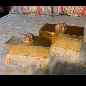 Set of 2 Astoria Quartz Rectangular Boxes